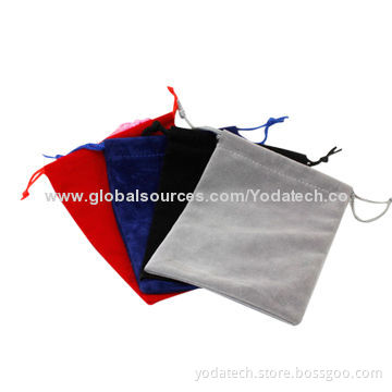 Velvet Pouches USB Packing, Measures 130 x 90mm